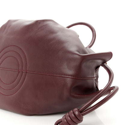 Loewe Shiny Nappa Calfskin Small Paseo Bag Burgundy 9 of 11