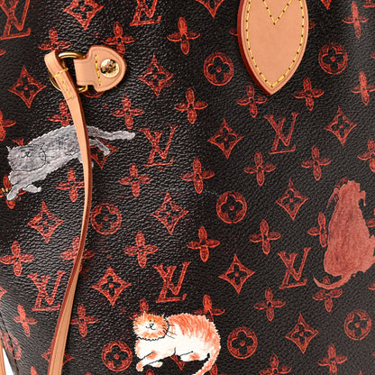 Louis Vuitton Catogram Neverfull MM Marron 11 of 12