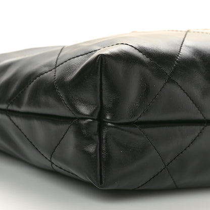 Chanel Shiny Calfskin Quilted Small Chanel 22 Black 9 of 10