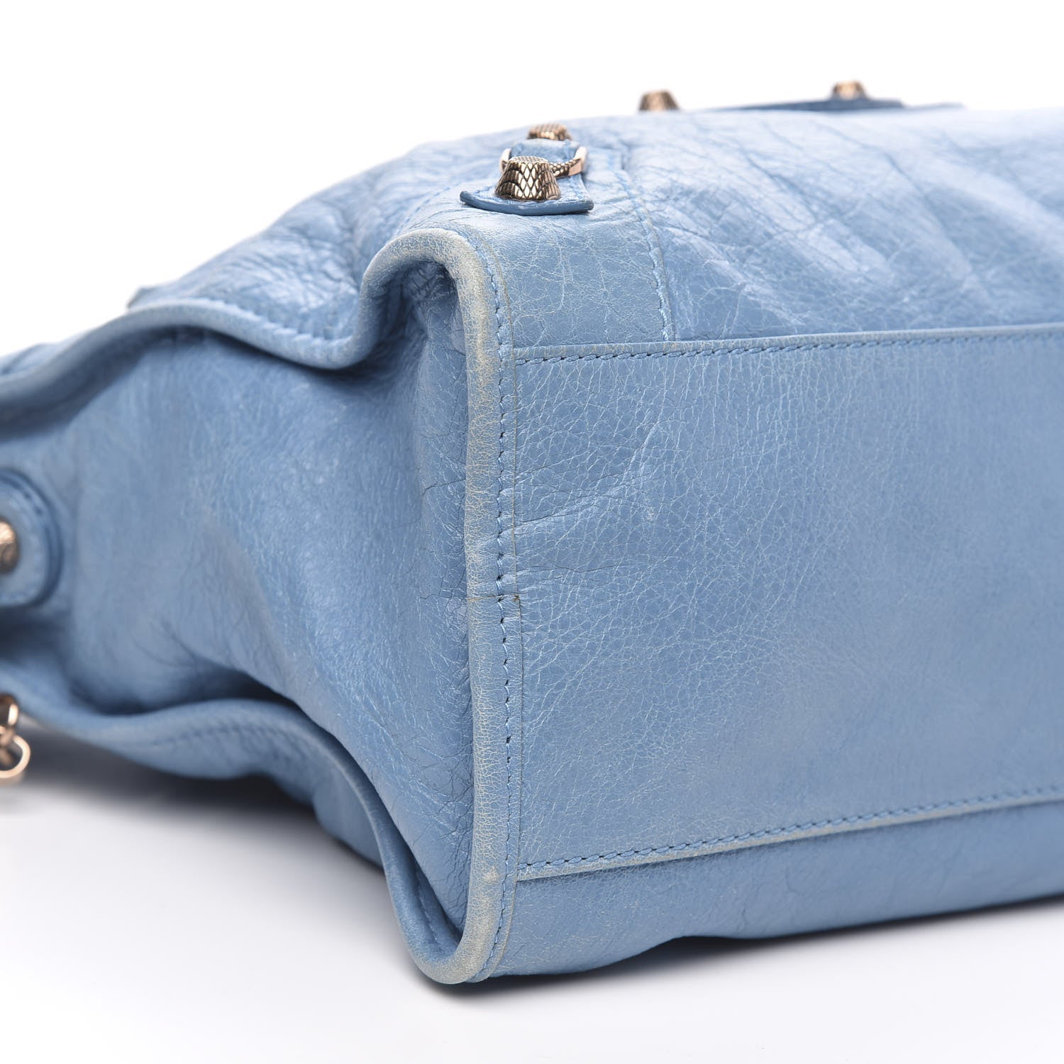 Balenciaga Agneau Giant 12 Rose Gold Hardware City Bleu Indigo 8 of 14