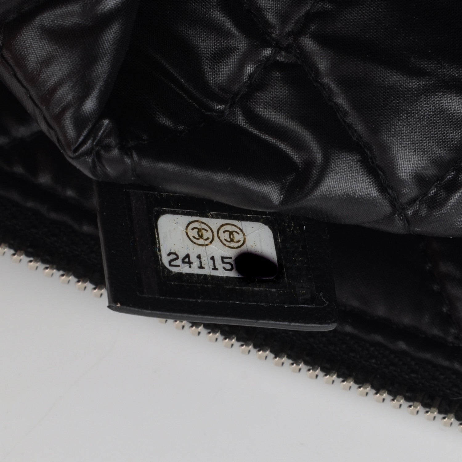 Chanel Metallic Calfskin Keyboard Pouch Black 7 of 8