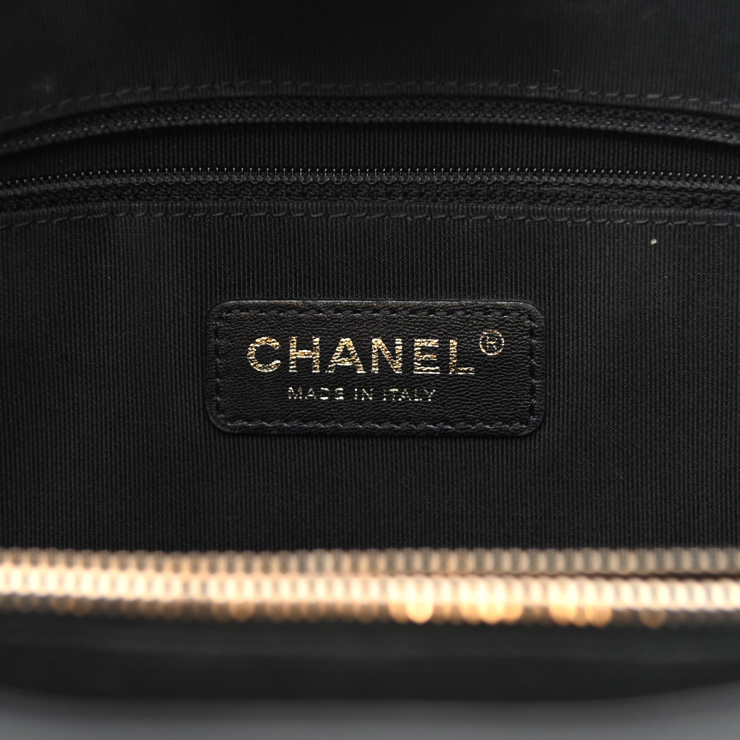 Chanel Calfskin Quilted Boy Shopping Tote Black 6 of 9