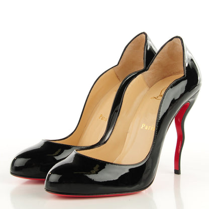 Christian Louboutin Patent Wawy Dolly 120 Pumps 38.5 Black 3 of 7