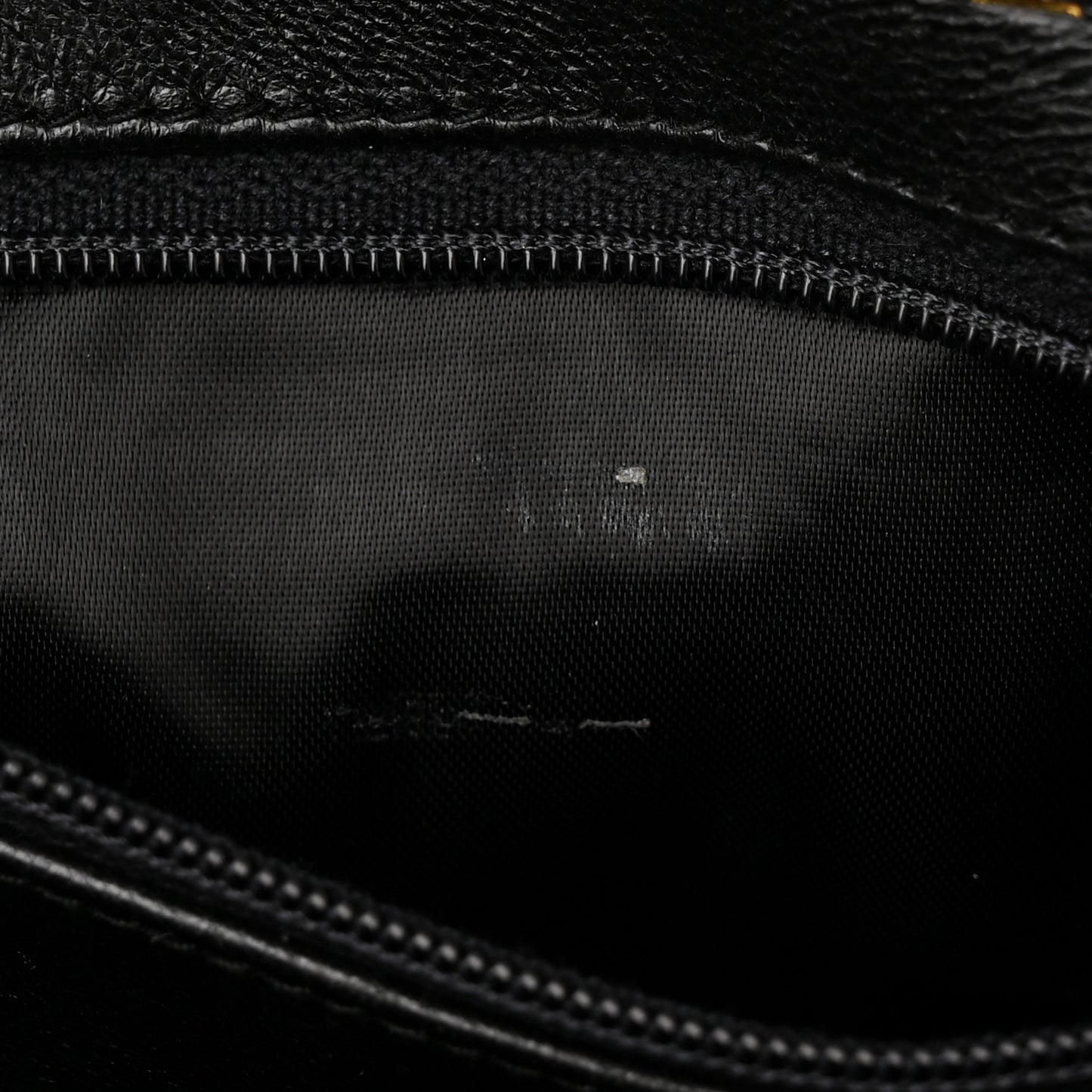 Lizard Quilted Round Tassel Crossbody Bag Black
