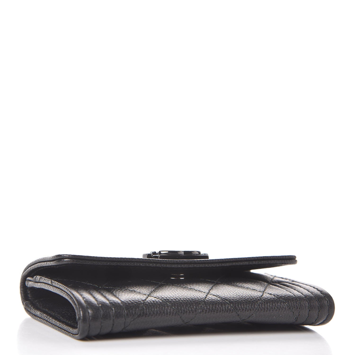 Chanel Caviar Quilted Boy Flap Card Holder So Black 4 of 9
