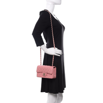 Chanel Lambskin Quilted Mini Rectangular Flap Pink 2 of 12