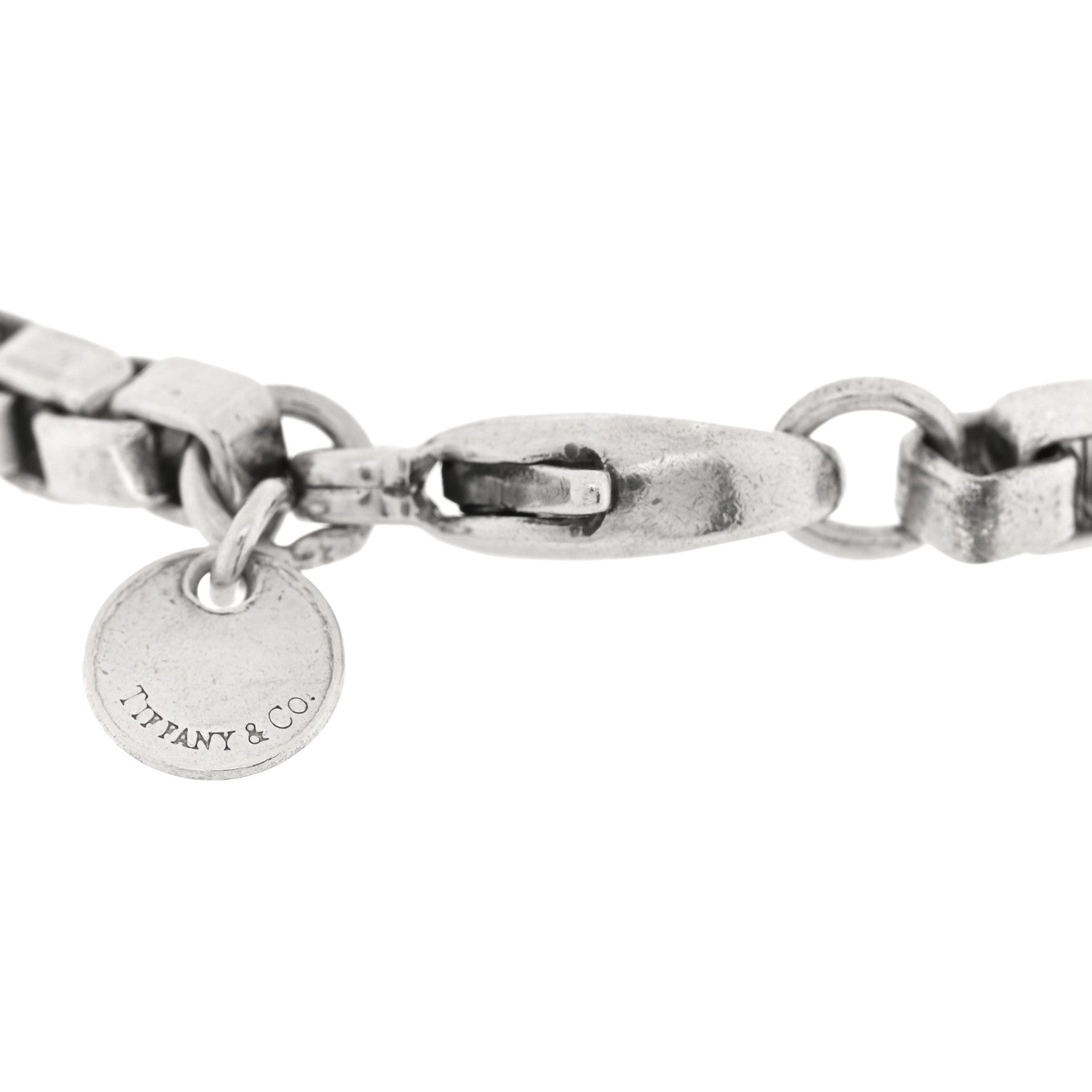 Tiffany Sterling Silver 4mm Venetian Link Bracelet 3 of 3