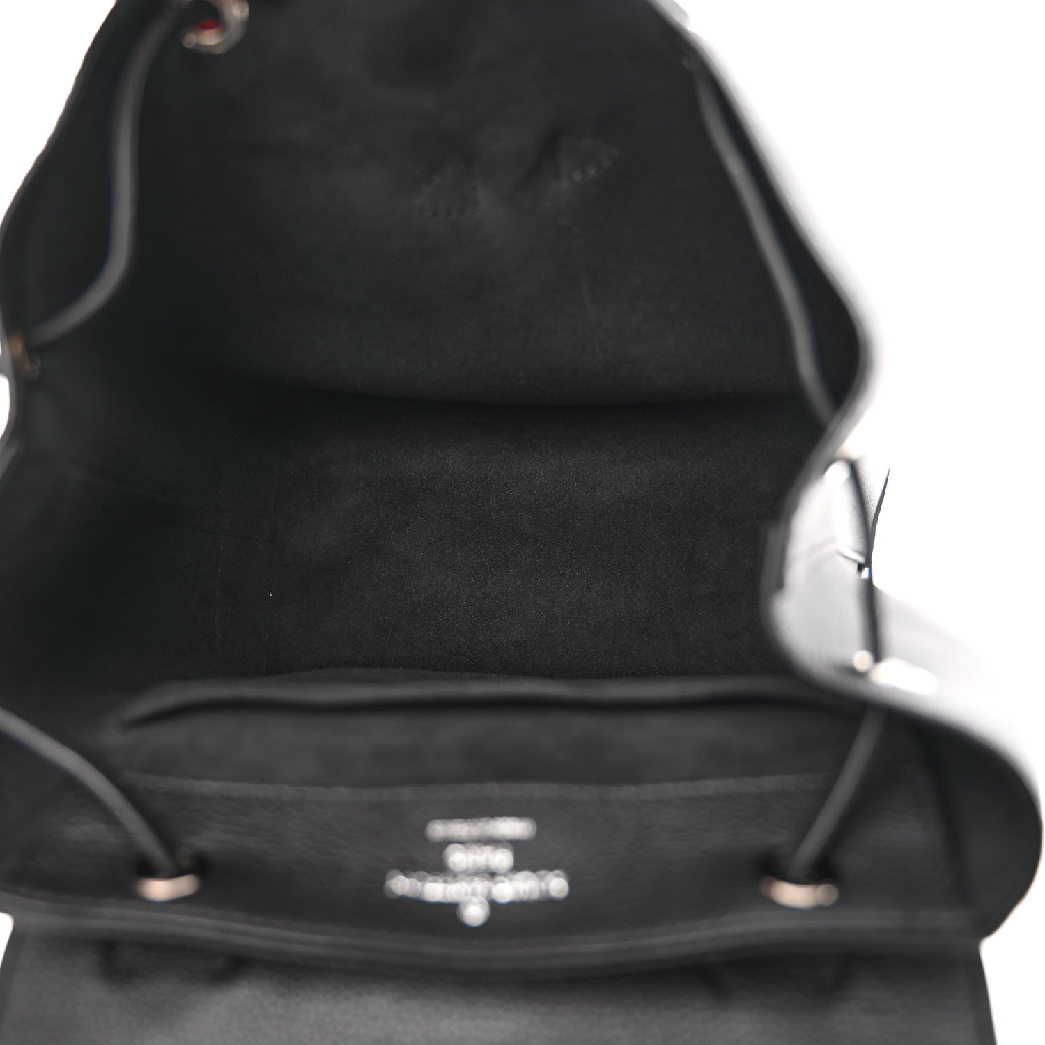 Louis Vuitton Calfskin Lockme Backpack Black 5 of 12