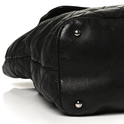 Chanel Calfskin Large Front Flap Tote Black 5 of 11