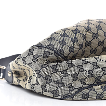 Gucci Monogram Medium Sukey Hobo Navy 10 of 11