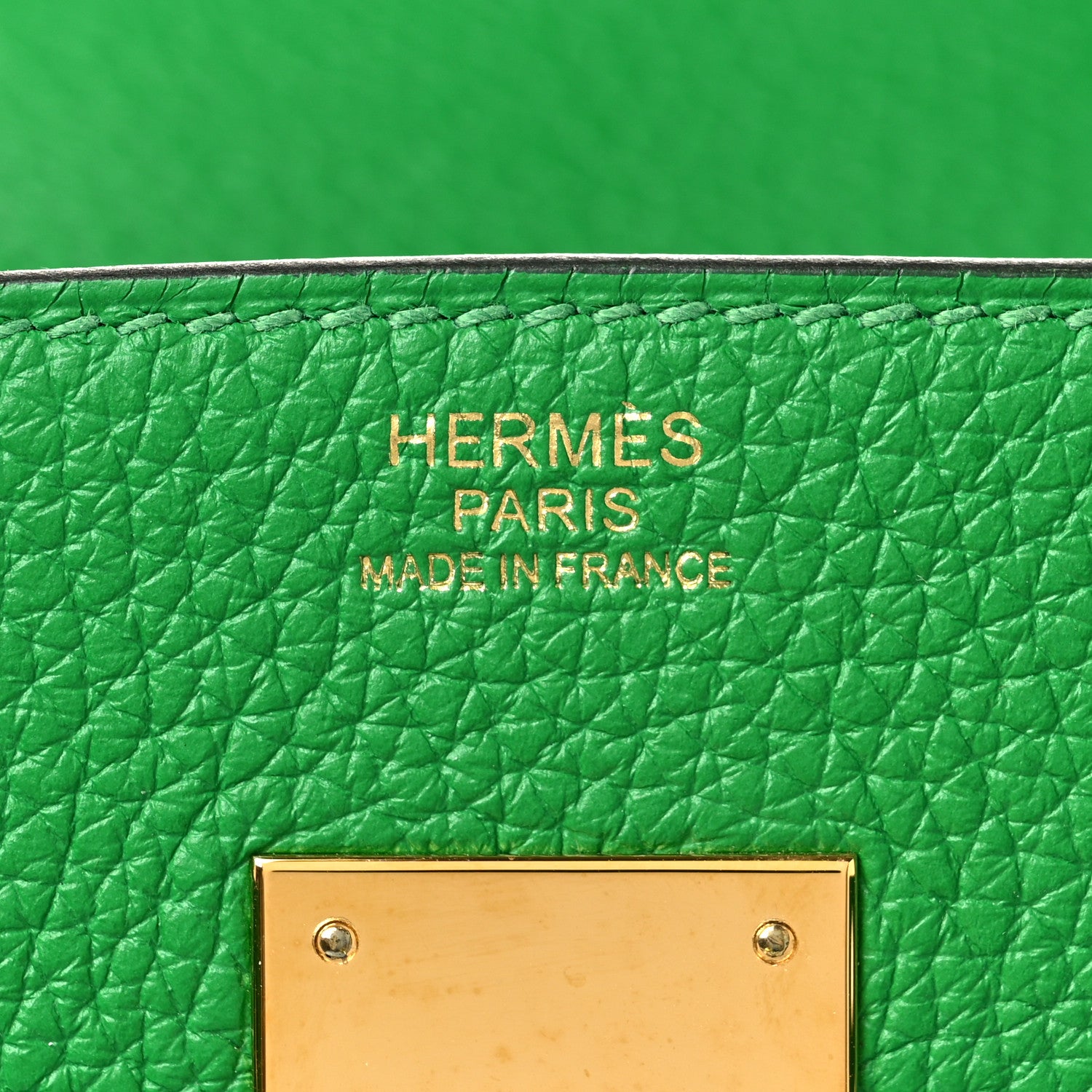 Hermes Togo Birkin 30 Bambou 6 of 8