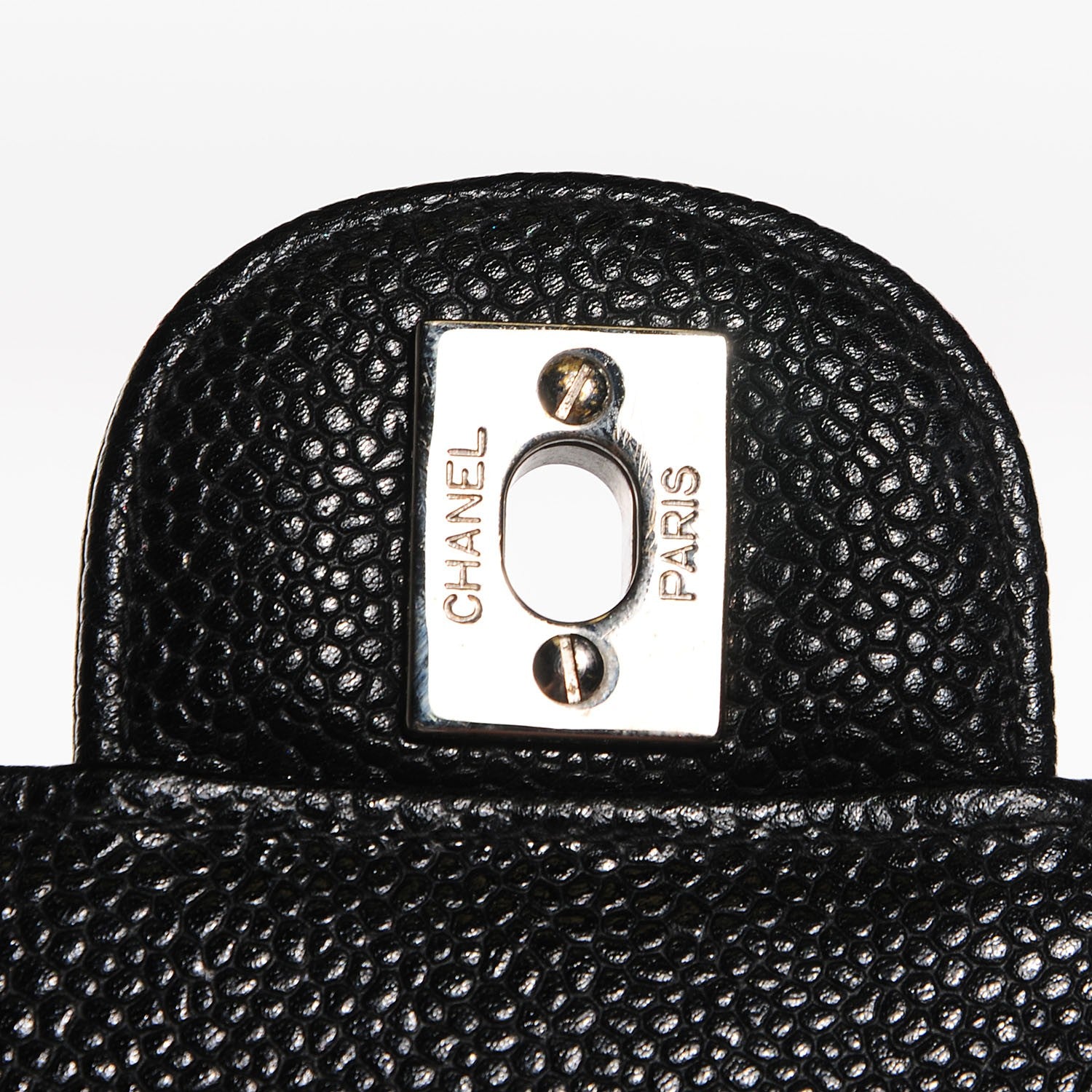 Chanel Caviar Quilted Jumbo Single Flap Black 6 of 8