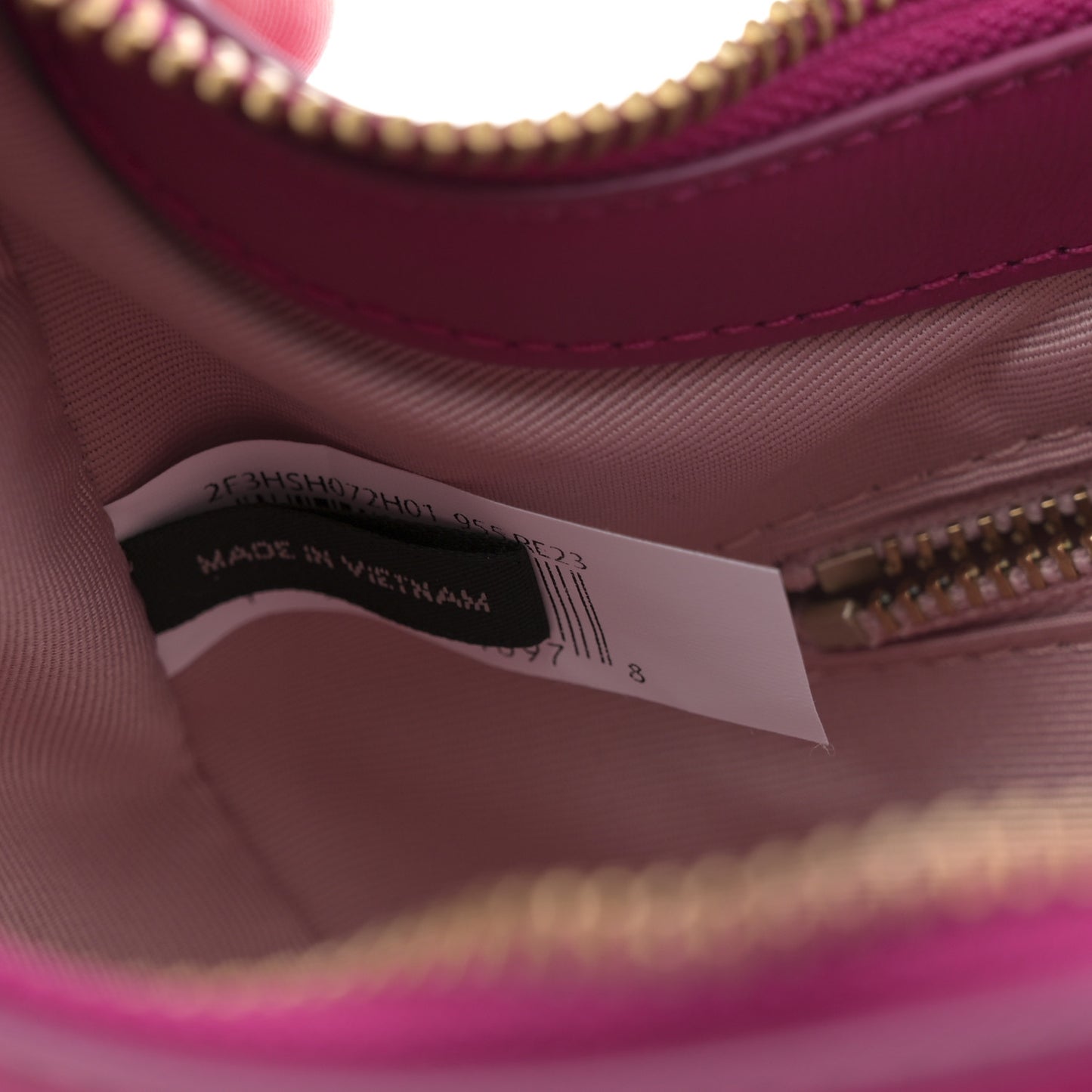 Calfskin The Curve Bag Lipstick Pink
