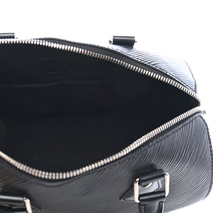 Louis Vuitton Epi Speedy Bandouliere 25 Black 5 of 8