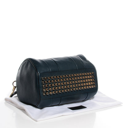 Alexander Wang Lambskin Rocco Duffel Dark Argon Pale Gold Hardware 4 of 7