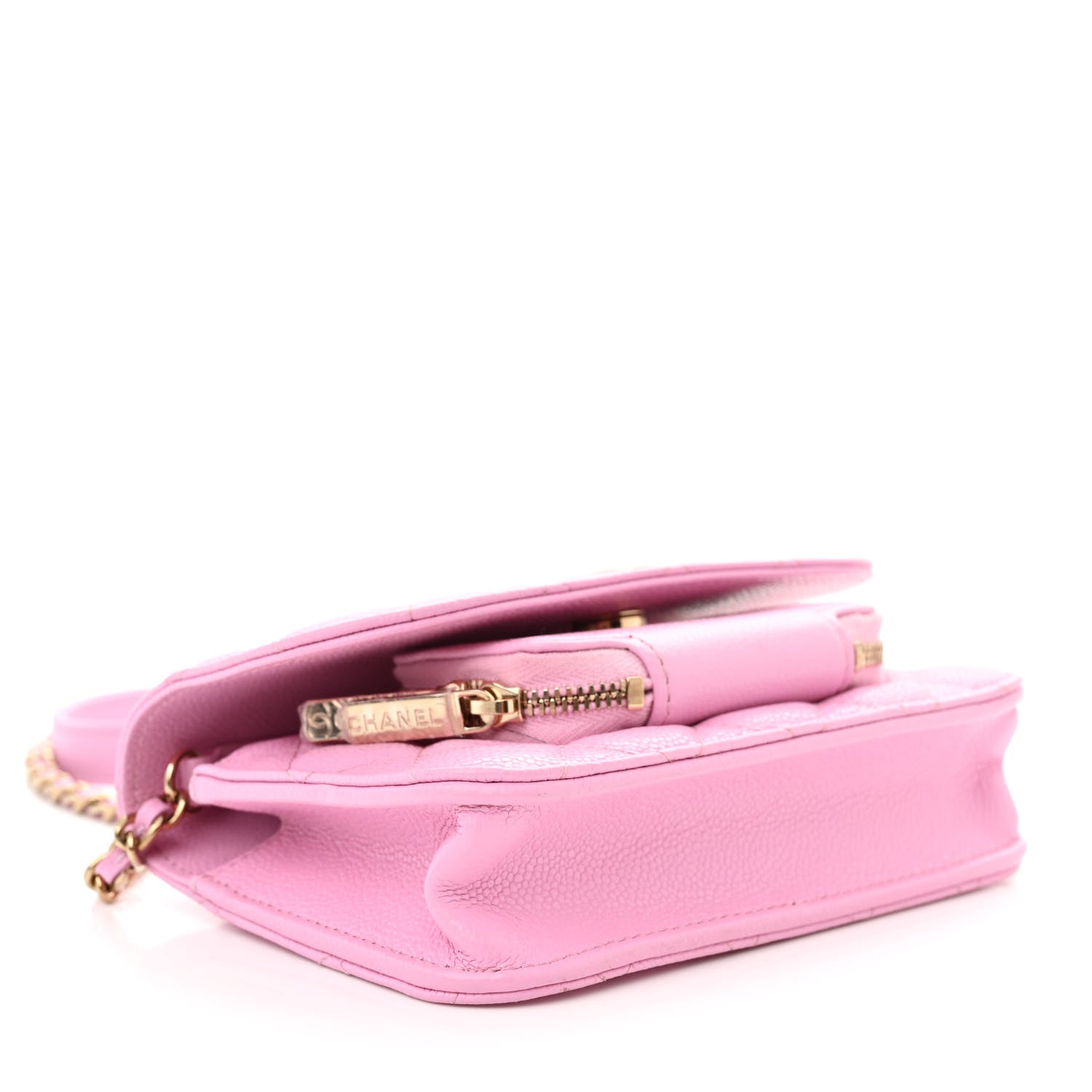 Chanel Caviar Quilted Business Affinity Clutch With Chain Flap Lilac 4 of 11