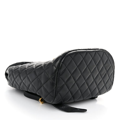 Chanel Lambskin Quilted Small Urban Spirit Backpack Black 4 of 11