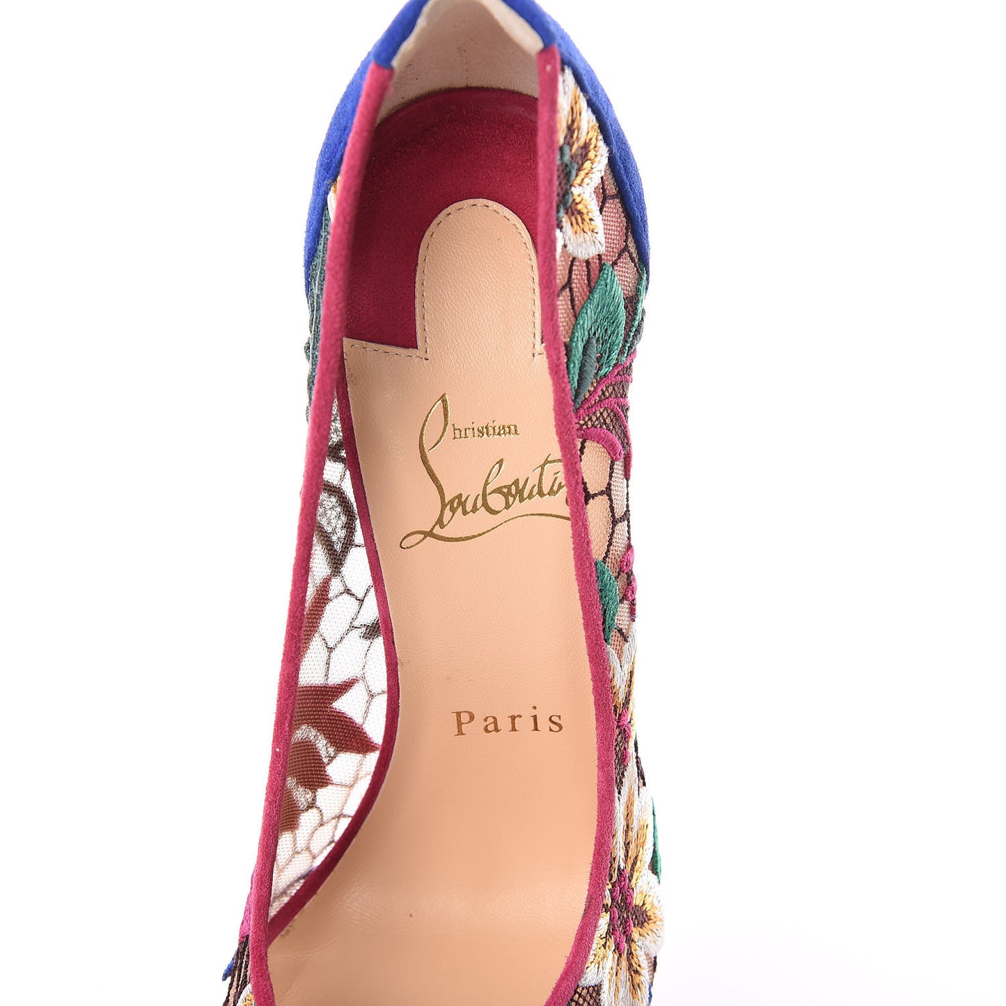 Lace Veau Velours Florale Follies 100 Pumps 37.5 Multicolor