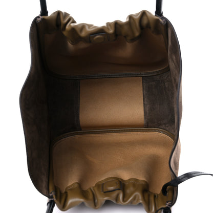Proenza Schouler Calfskin Suede Large Ruched Tote Truffle 5 of 10
