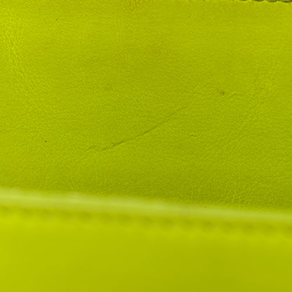 Saint Laurent Calfskin Nano Sac De Jour Neon Yellow 14 of 22
