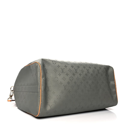 Louis Vuitton Monogram Titanium Keepall Bandouliere 50 3 of 10