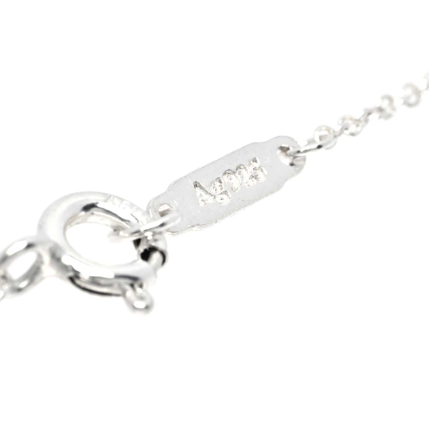 Tiffany Sterling Silver 1837 Circle Pendant Necklace 6 of 7