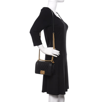 Chanel Calfskin Quilted Small Boy Flap Black 2 of 10