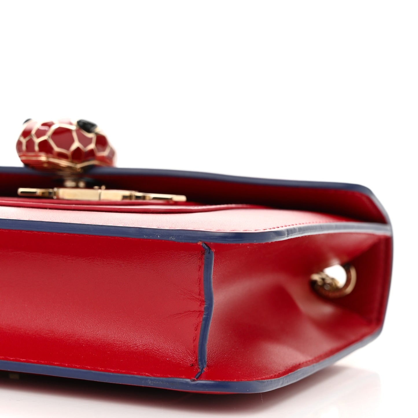 Calfskin Serpenti In Love Forever Crossbody Bag Red