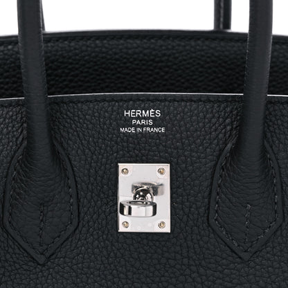 Hermes Togo Birkin 25 Black 6 of 11