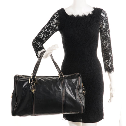 Gucci Nappa Leather Duchessa Large Boston Bag Black 2 of 9
