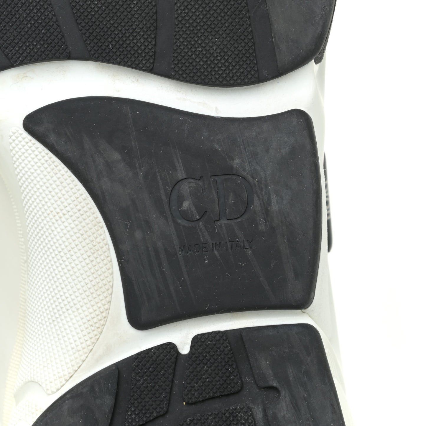 Technical Mesh Calfskin Mens B22 Sneakers 43 White Yellow