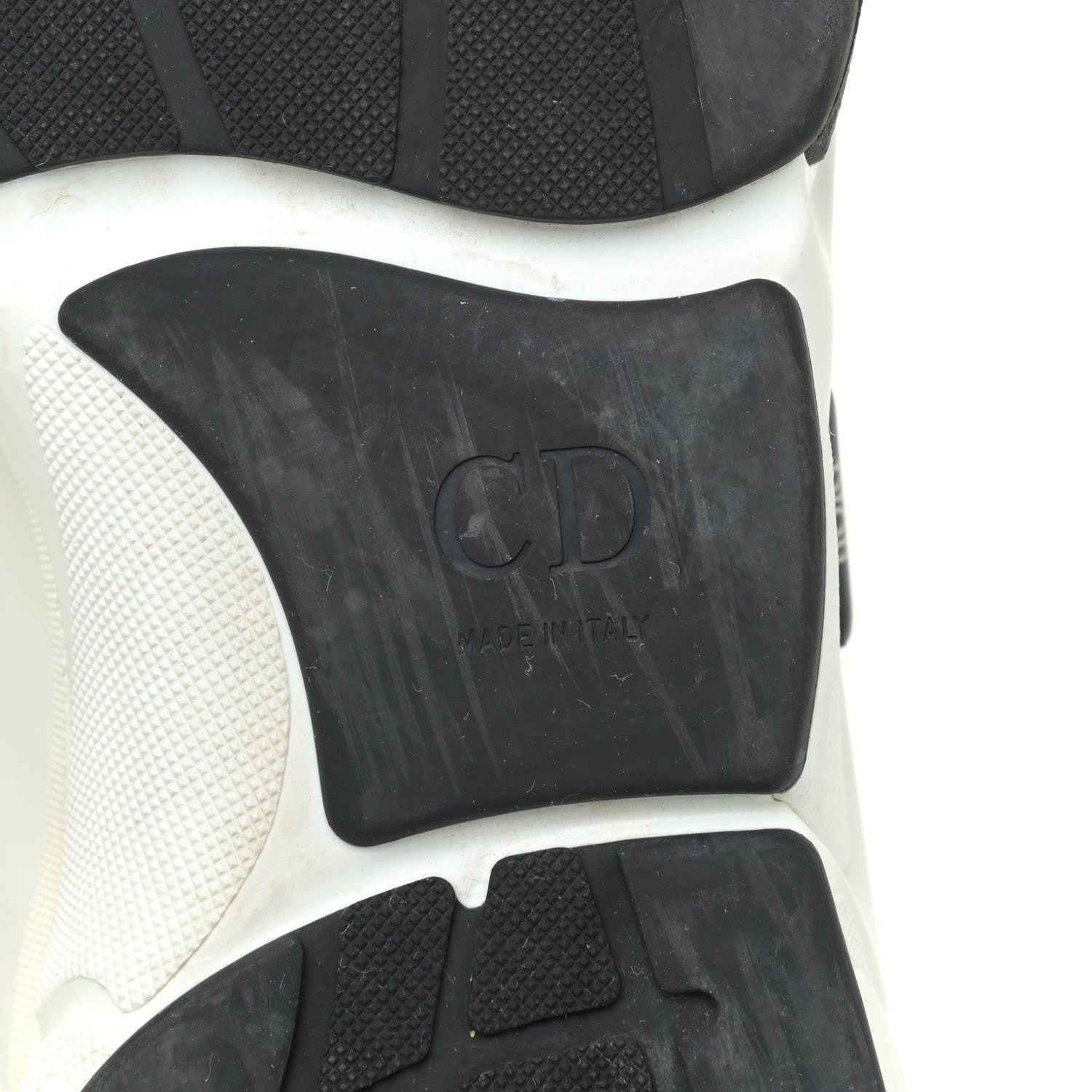 Christian Dior Technical Mesh Calfskin Mens B22 Sneakers 43 White Yellow 11 of 18