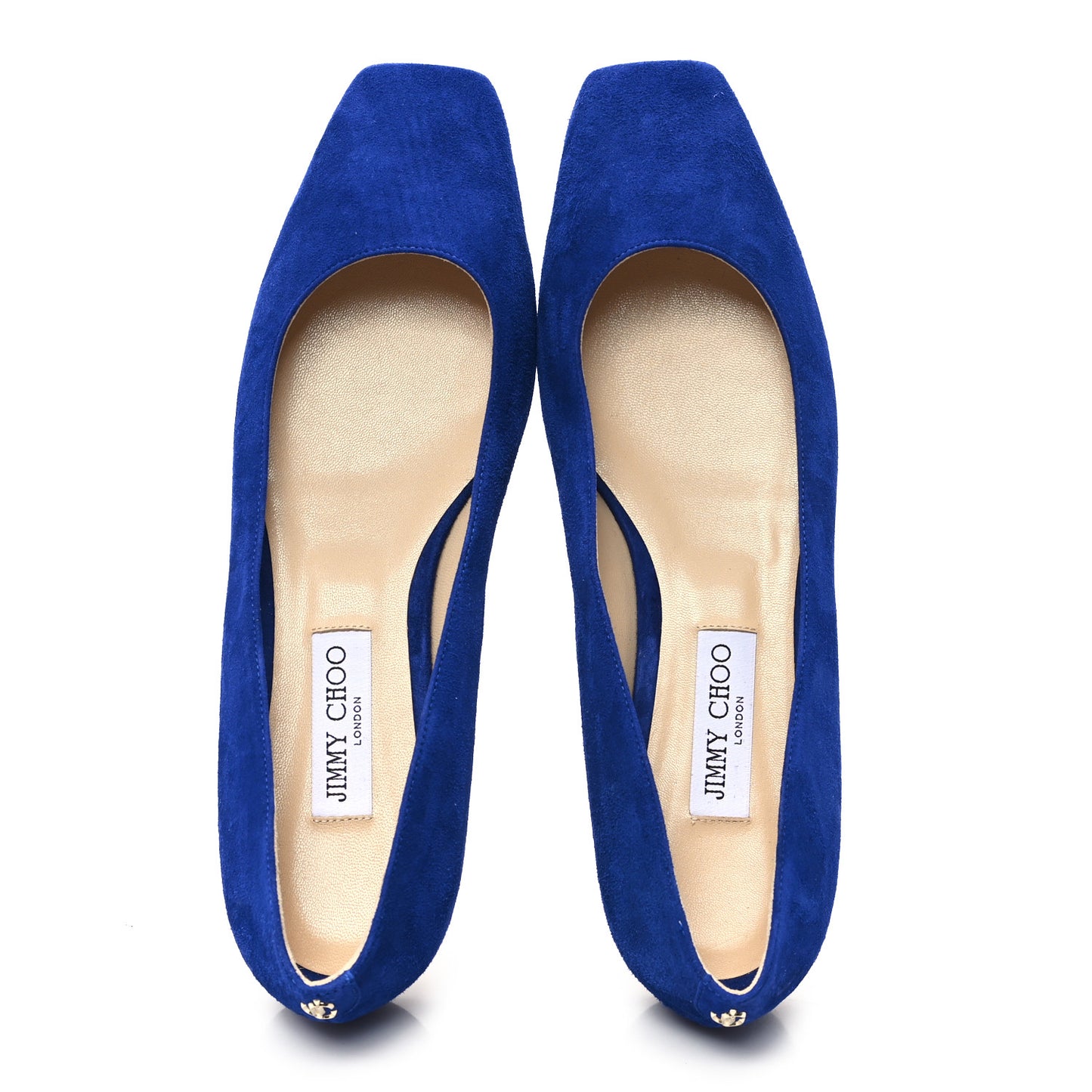 Suede Mirele Ballet Flat 41.5 Cobalt