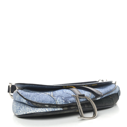 Christian Dior Denim Miss Diorella Saddle Bag 3 of 8