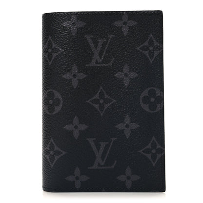 Louis Vuitton Monogram Eclipse Passport Cover 1 of 8