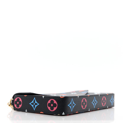 Louis Vuitton Game On Felicie Chain Wallet Black 5 of 15