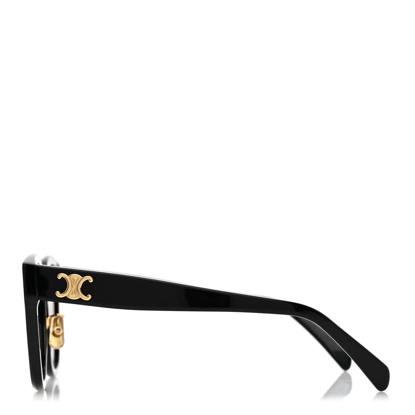 Acetate Triomphe Sunglasses CL40222F Black