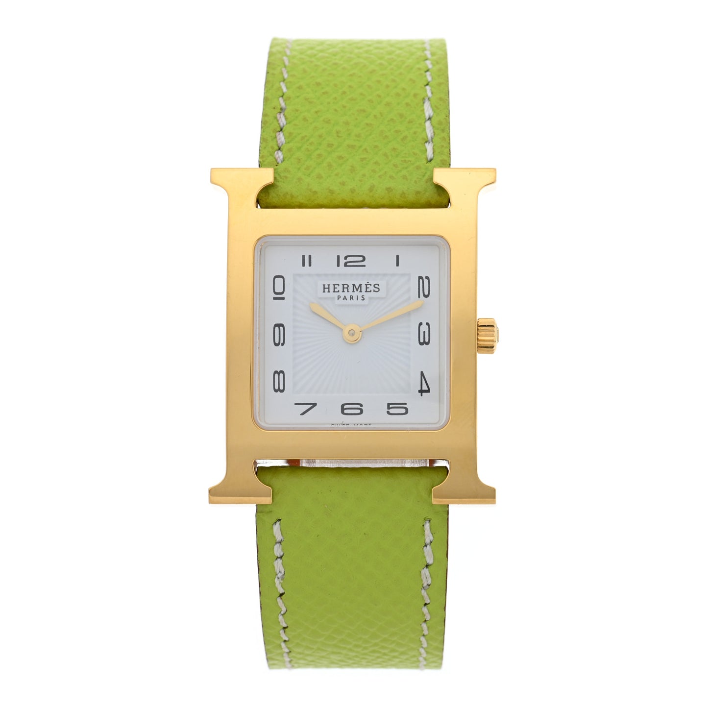 Stainless Steel Epsom 26mm Heure H Hour Quartz Watch Kiwi