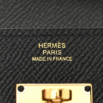 Hermes Epsom Kelly Longue Wallet Black 6 of 8
