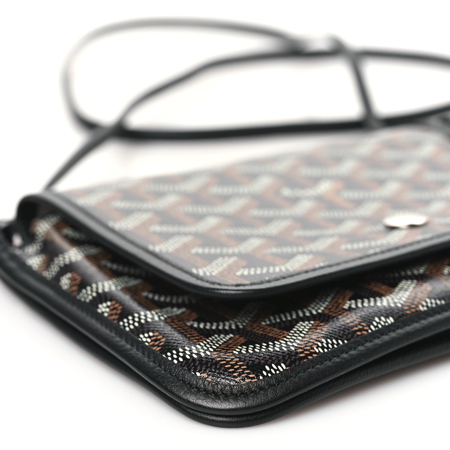 Goyardine Plumet Wallet Clutch Black