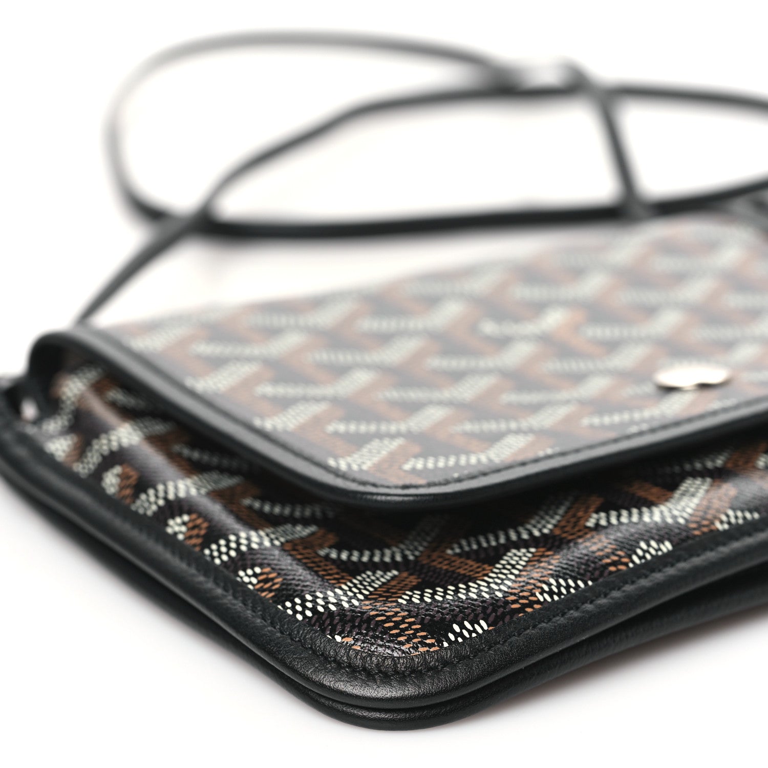 Goyard Goyardine Plumet Wallet Clutch Black 8 of 9