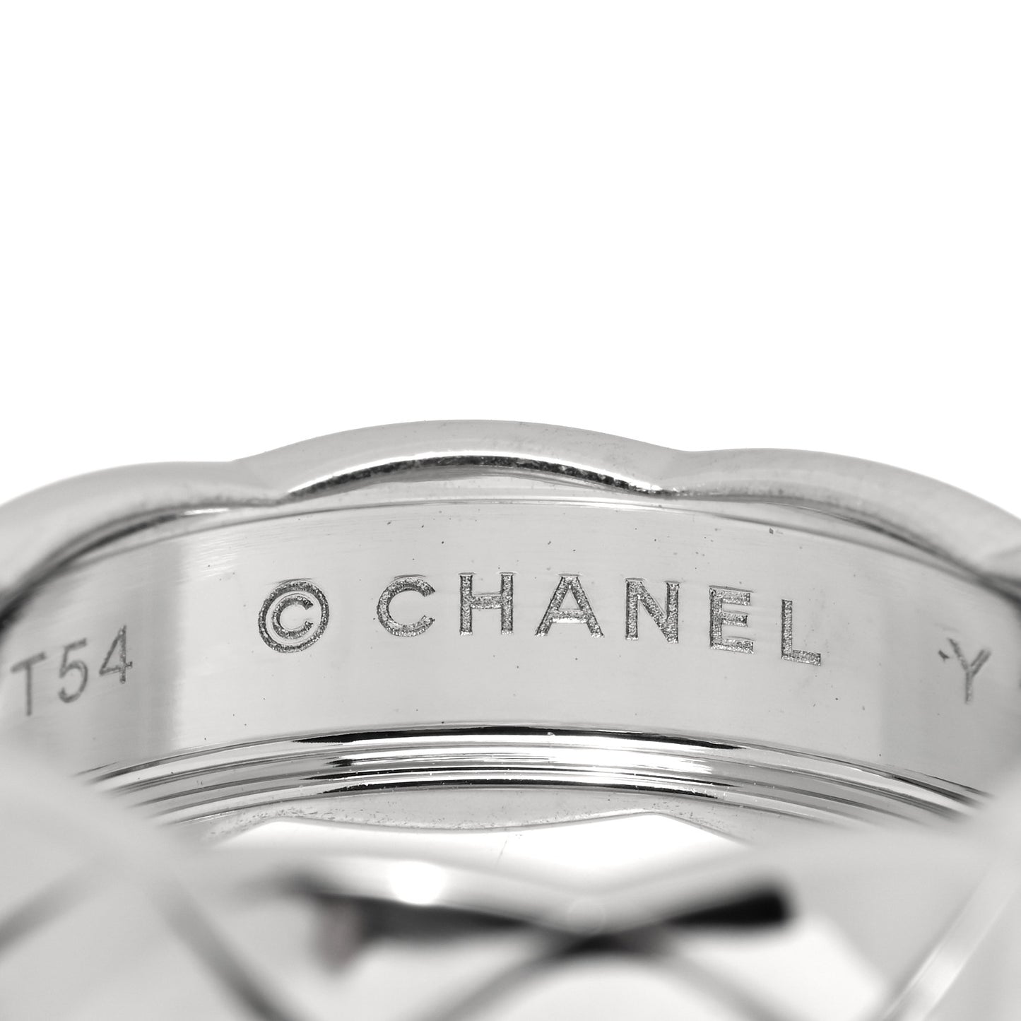 18K White Gold Small Coco Crush Ring 54 7