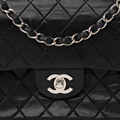 Chanel Lambskin Quilted Small Double Flap Black 10 of 16