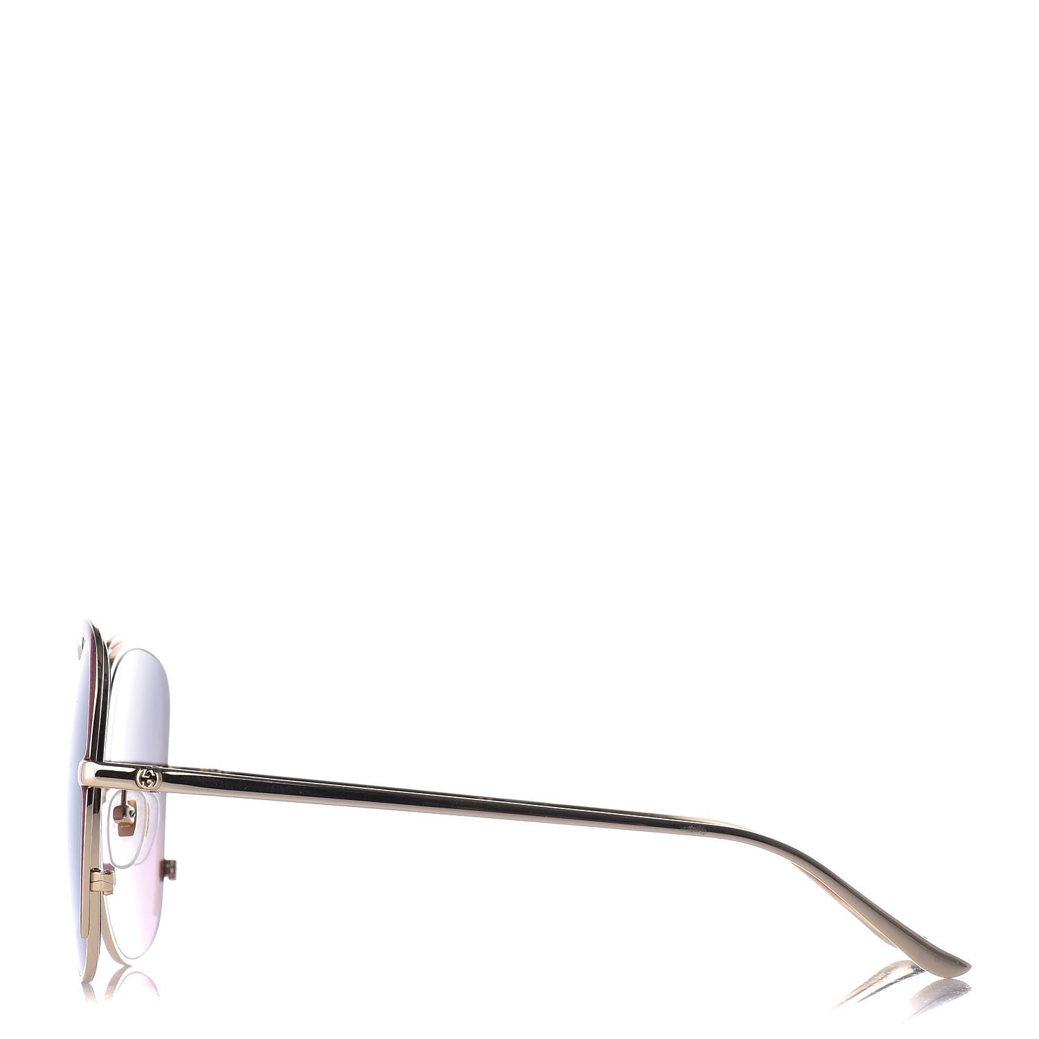 Gucci Acetate Oversize Square Frame GG0400S Sunglasses Gold 3 of 6
