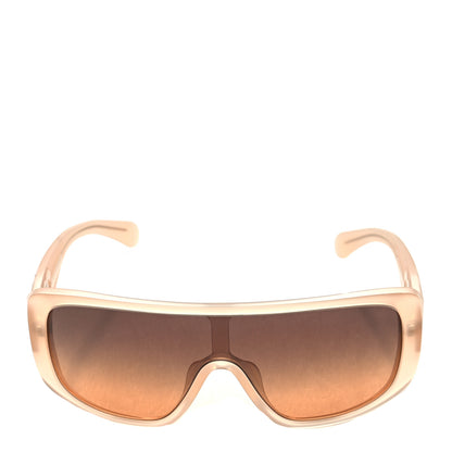 Chanel Transparent Acetate Shield Sunglasses 5495 Light Pink 2 of 7