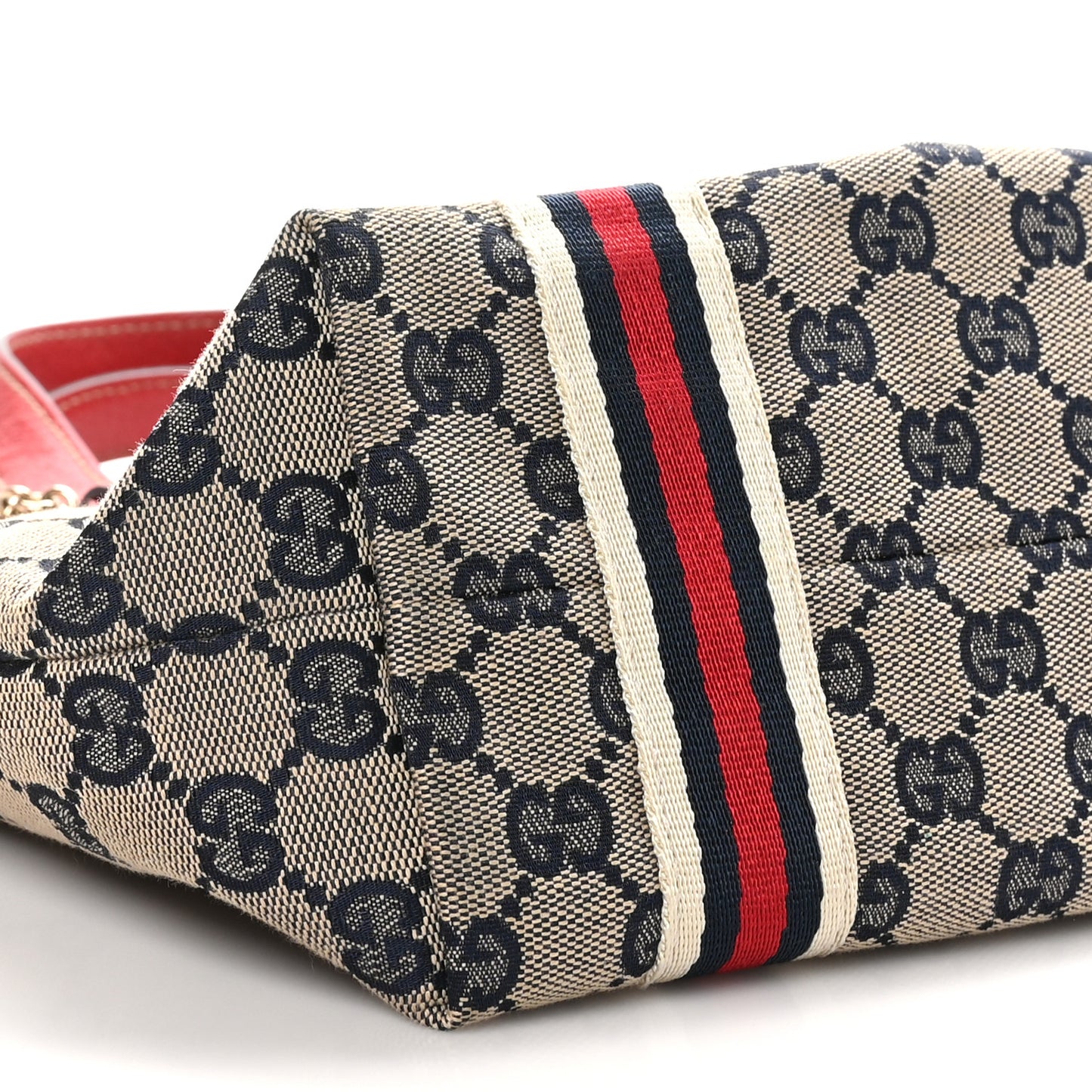 Monogram Small Jolicoeur Tote Navy Red