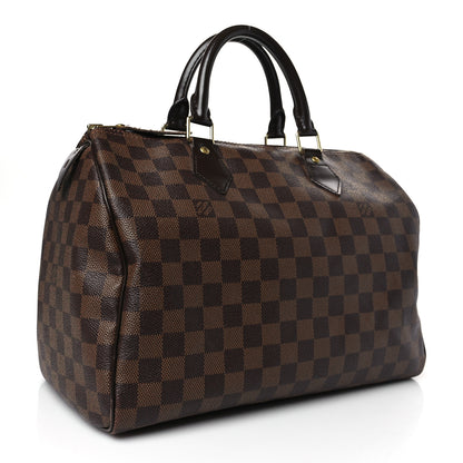 Louis Vuitton Damier Ebene Speedy 30 3 of 9