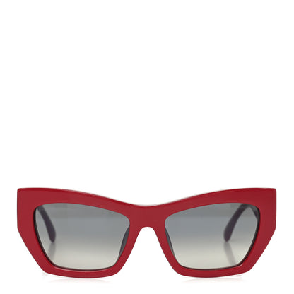 Chanel Acetate Cat Eye Sunglasses 5527-A Red 2 of 7