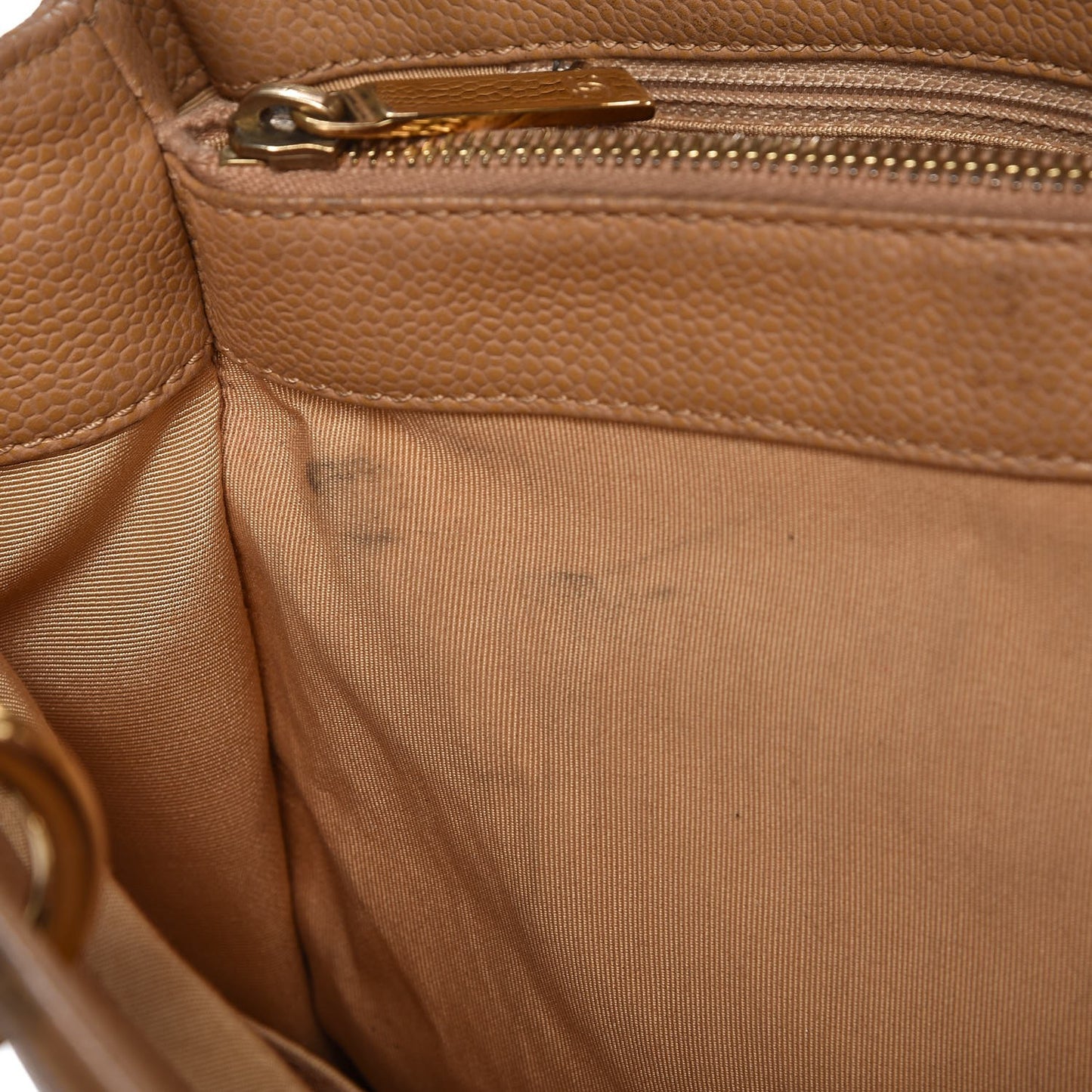Caviar Quilted Grand Shopping Tote GST Beige