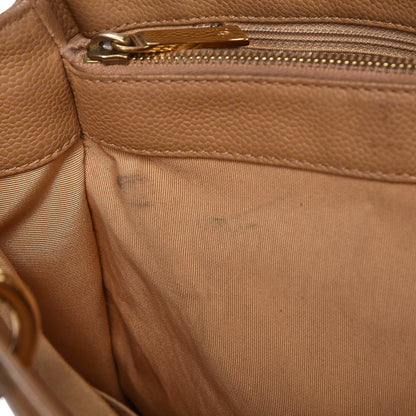 Chanel Caviar Quilted Grand Shopping Tote GST Beige 8 of 25